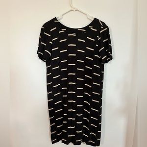 Madewell Print Dress with Back Zipper Detail